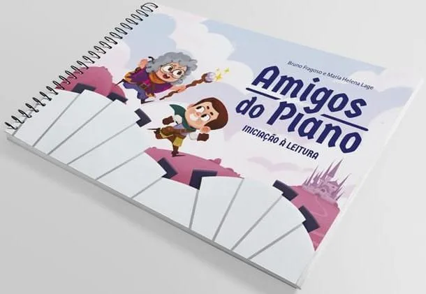 Capa do livro Amigos do Piano: Iniciação à Leitura